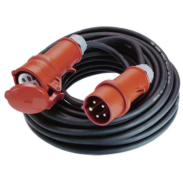 Bachmann 344.171 napájecí prodlužovací kabel, 16 A, černá, 10 m, s ochranným vodičem