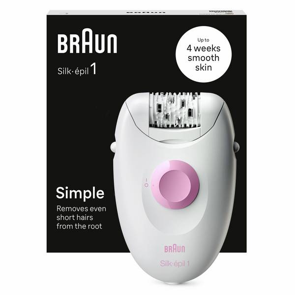 Braun  epilátor růžová, bílá