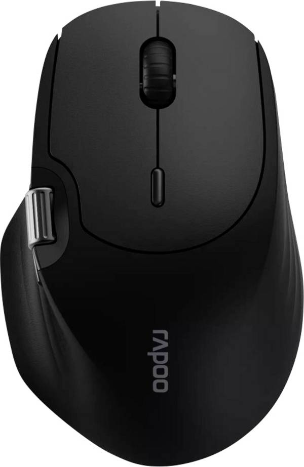 Rapoo MT560  myš, přenos bezdrátový, Bluetooth®, 9 tlačítko, 4000 dpi, černá