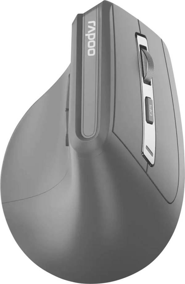Rapoo EV310M  myš, přenos bezdrátový, Bluetooth®, 6 tlačítko, 2400 dpi, šedá