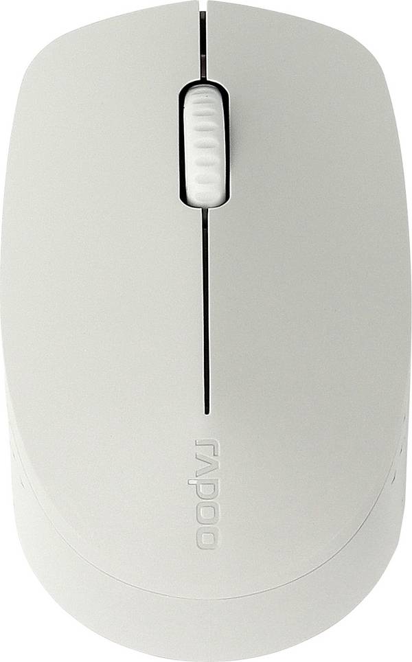 Rapoo M100  myš, přenos bezdrátový, Bluetooth®, 3 tlačítko, 1300 dpi, bílá