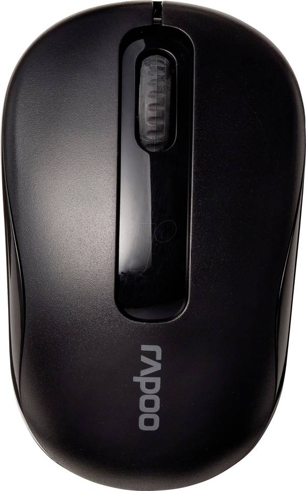 Rapoo M10Plus  myš, přenos bezdrátový, USB, 1000 dpi, černá