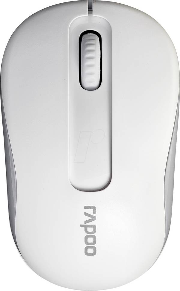 Rapoo M10Plus  myš, přenos bezdrátový, USB, 1000 dpi, bílá