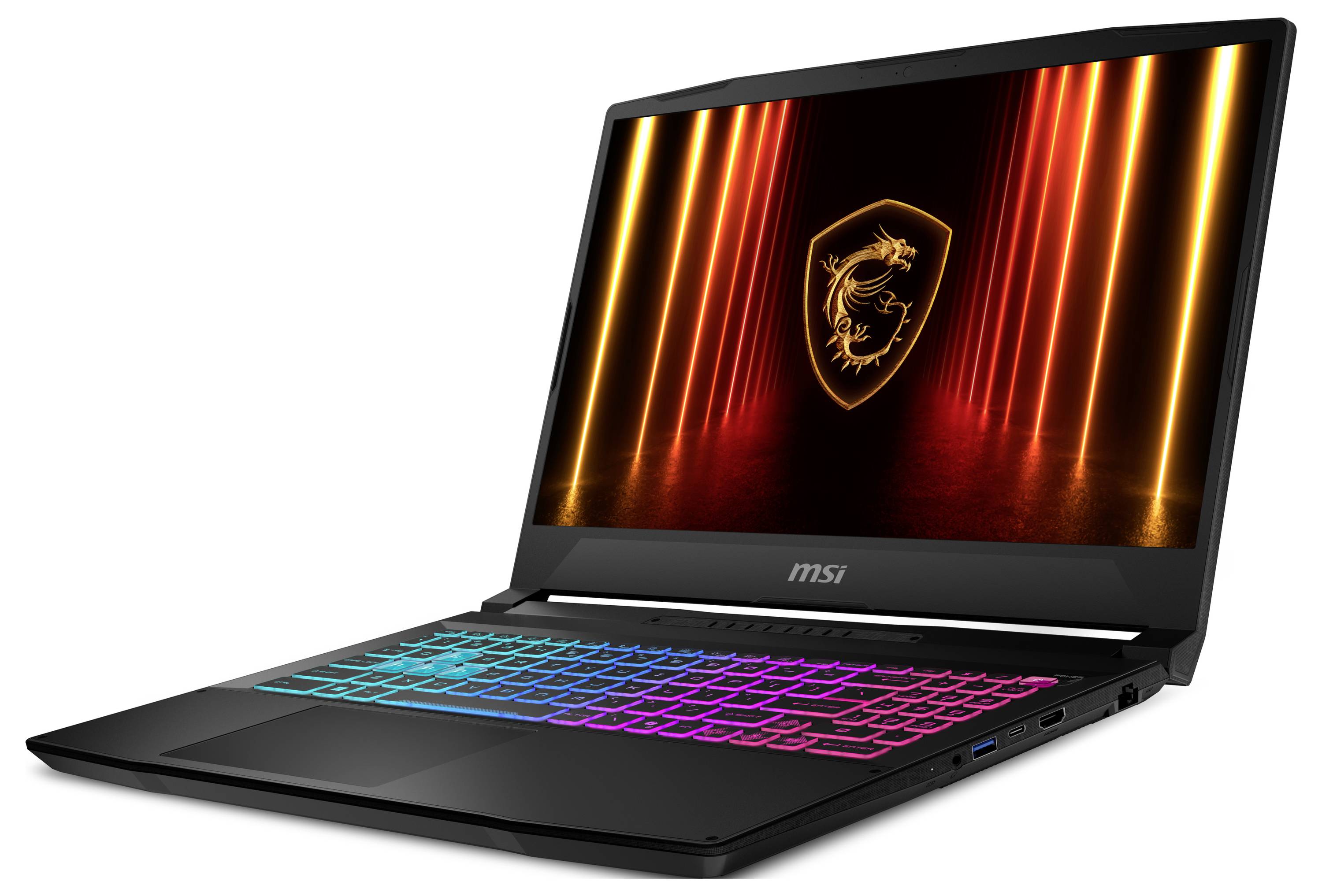 MSI herní notebook 39.6 cm (15.6 palec) Full HD Intel® Core™ i7 i7-14650HX 8 GB RAM 512 GB SSD německá, QWERTZ Intel Int-1