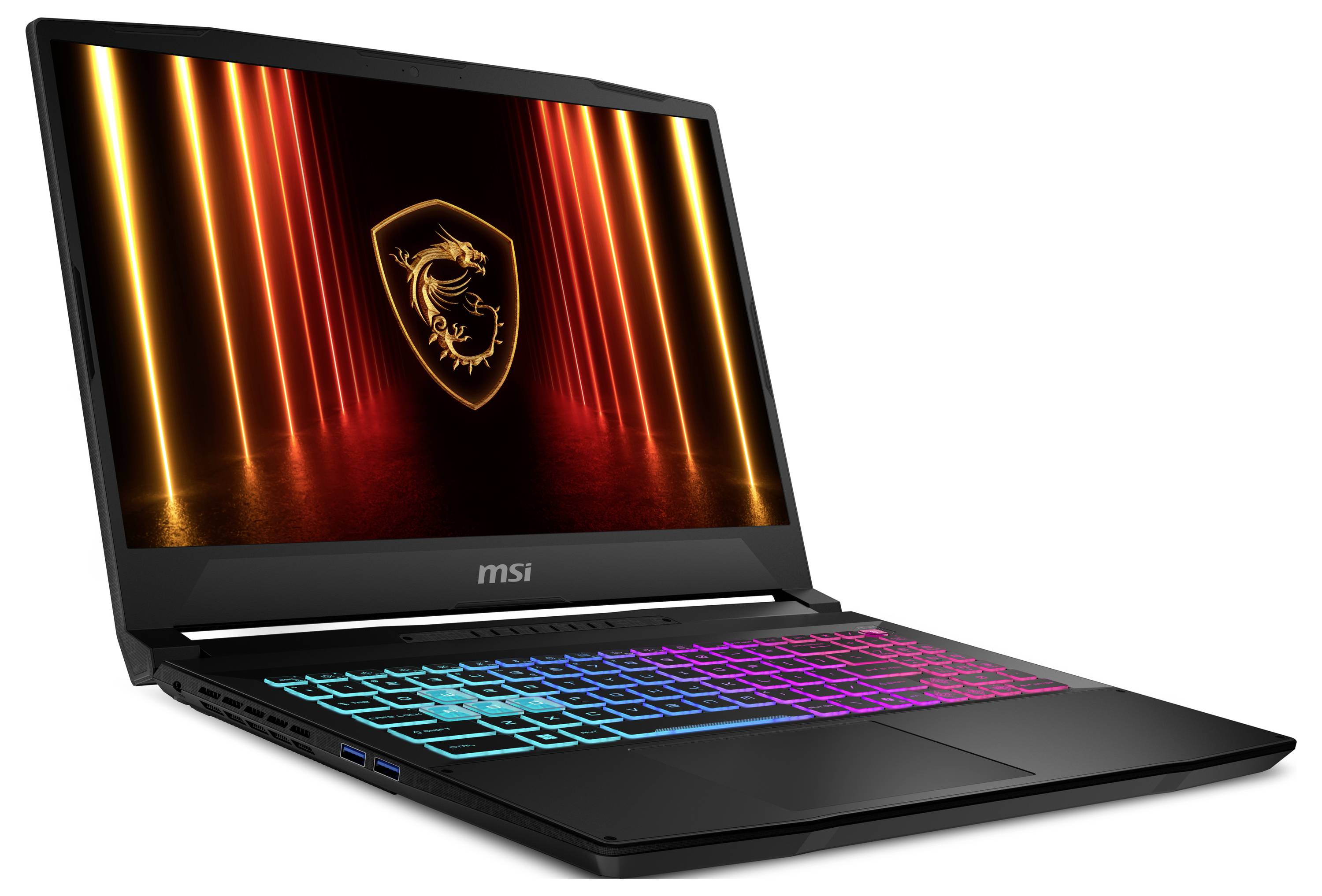 MSI herní notebook 39.6 cm (15.6 palec) Full HD Intel® Core™ i7 i7-14650HX 8 GB RAM 512 GB SSD německá, QWERTZ Intel Int-2