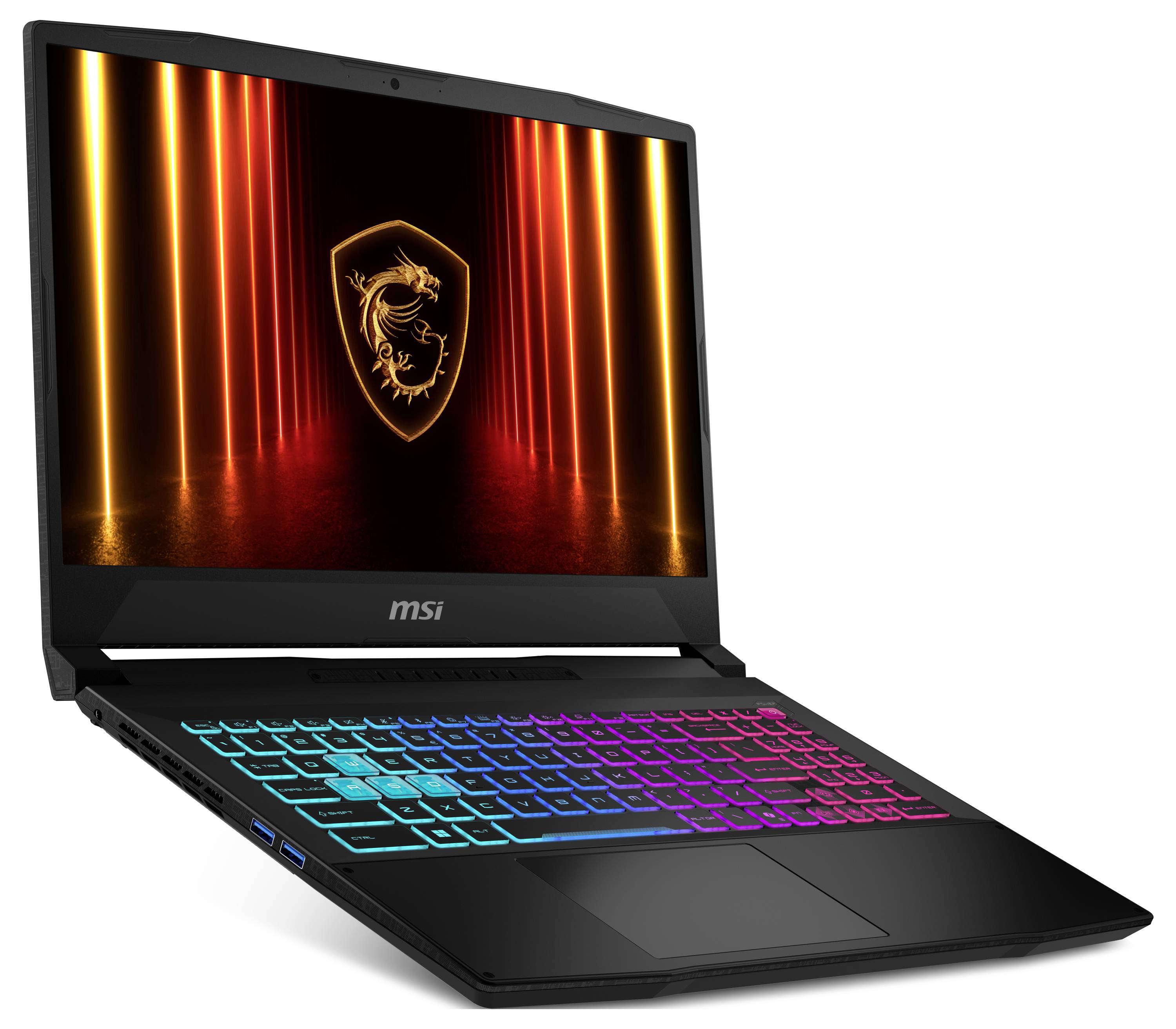 MSI herní notebook 39.6 cm (15.6 palec) Full HD Intel® Core™ i7 i7-14650HX 8 GB RAM 512 GB SSD německá, QWERTZ Intel Int-8