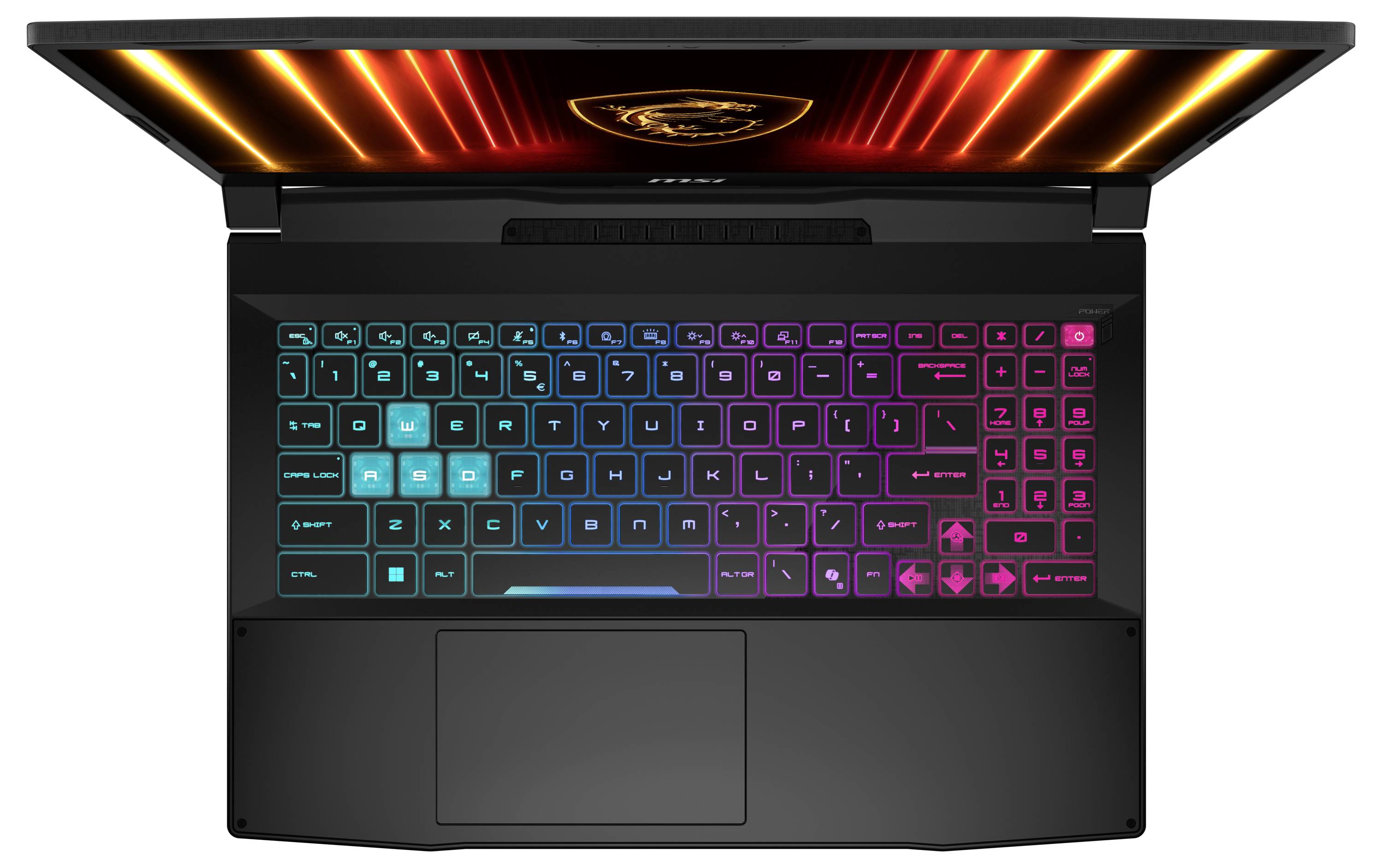 MSI herní notebook 39.6 cm (15.6 palec) Full HD Intel® Core™ i7 i7-14650HX 8 GB RAM 512 GB SSD německá, QWERTZ Intel Int-9