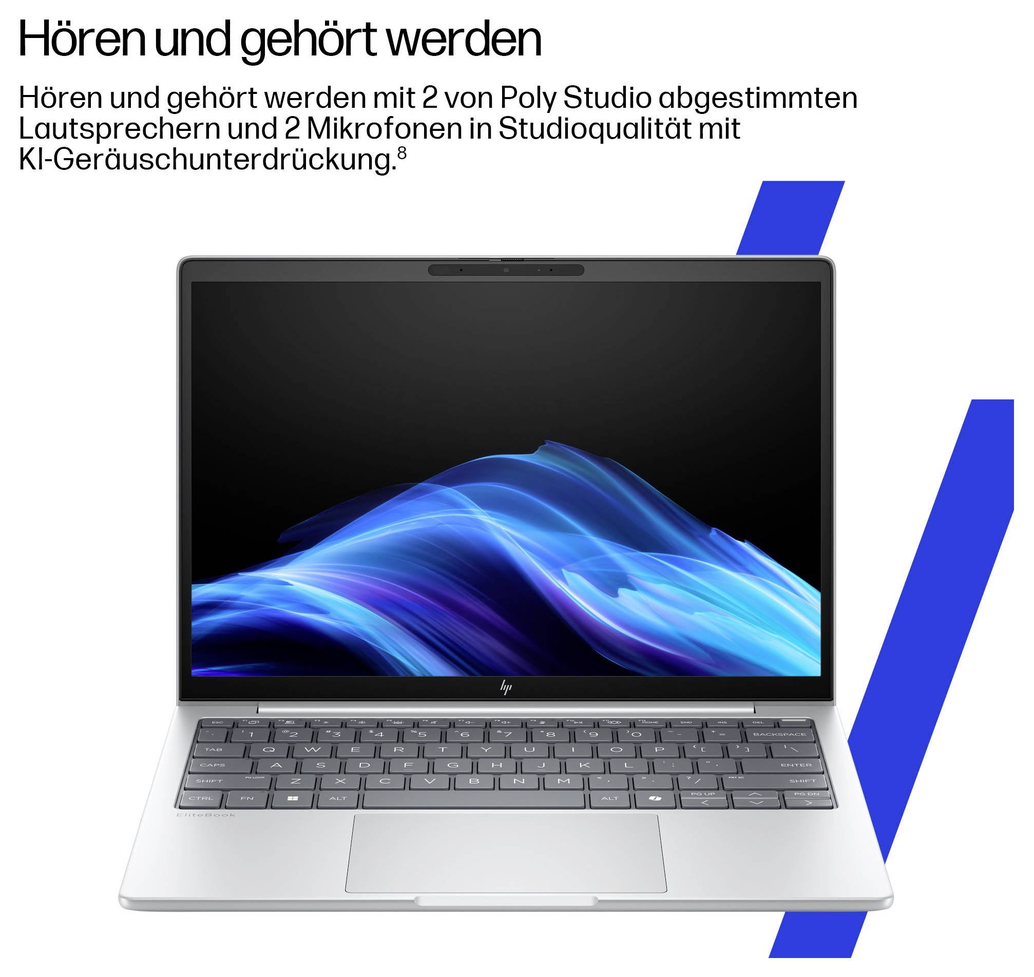 HP notebook 40.6 cm (16 palec) WUXGA 225U 16 GB RAM 1 TB SSD německá, QWERTZ Intel Intel Arc Graphics stříbrná DL5W9ET-8