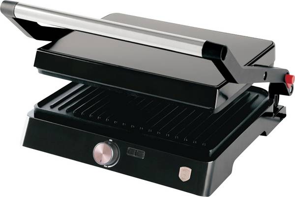 BerlingerHaus BH/9492 elektrický gril, kontaktní gril, černá, růžová