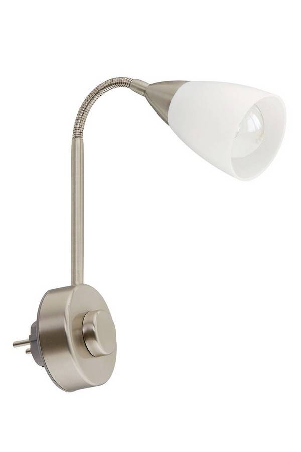 Briloner Fiche nástěnné světlo  E14  25 W niklová (matná)