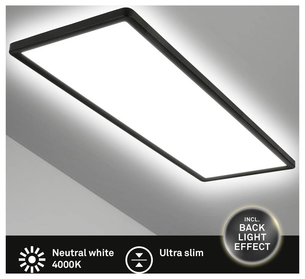 Briloner SLIM 7402415 LED panel neutrální bílá černá-1