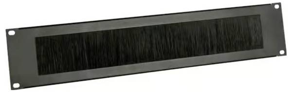 Adam Hall RACK PAN 02 BRUSH záslepka do19palcového racku 2 U ocel