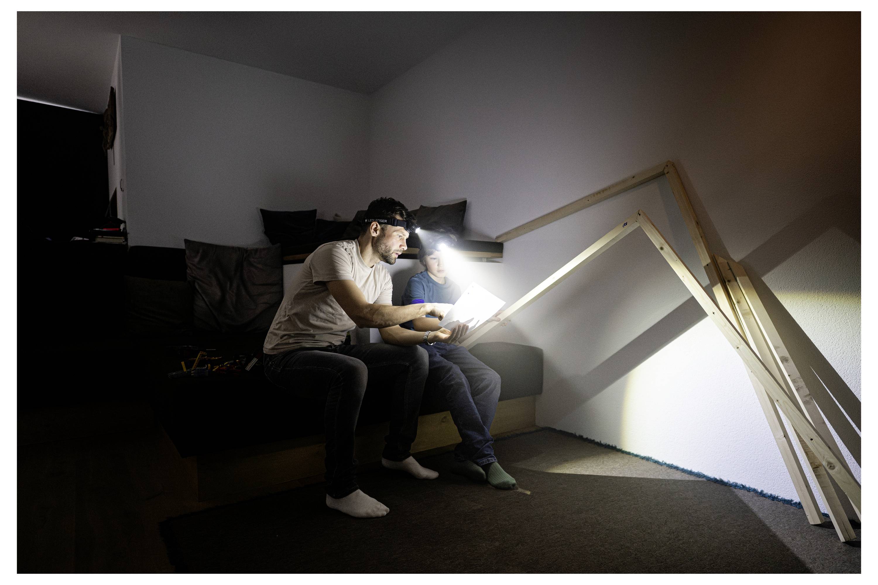 Ledlenser H5R LED čelovka, napájeno akumulátorem, 750 lm, 4.75 h, 503220-29