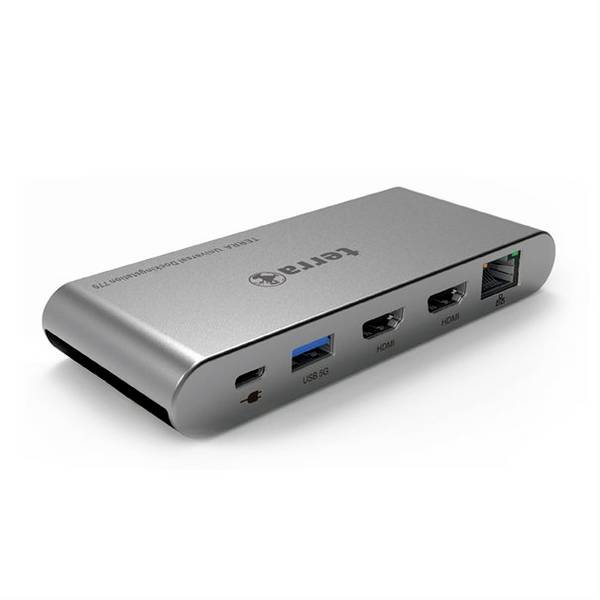 Terra USB-C® dokovací stanice Dockingstation 770 vč. funkce nabíjení, napájení USB-C®