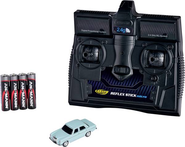 Carson Modellsport 500504170 1:87 RC model auta elektrický silniční model zadní 2WD (4x2) vč. akumulátorů, nabíječky a baterie ovladače