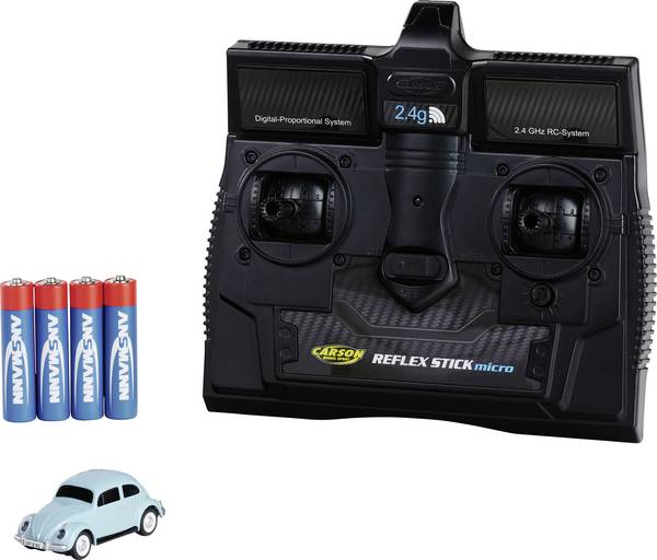 Carson Modellsport 500504182 1:87 RC model auta elektrický silniční model zadní 2WD (4x2) vč. akumulátorů, nabíječky a baterie ovladače
