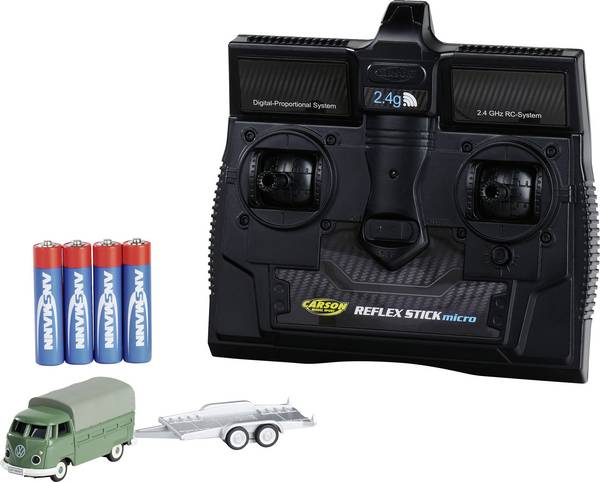 Carson Modellsport 500504179 1:87 RC model auta elektrický silniční model zadní 2WD (4x2) vč. akumulátorů, nabíječky a baterie ovladače