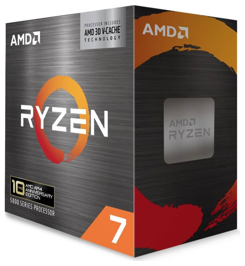 AMD Ryzen 7 5800X3D 8 x 3.4 GHz Procesor (CPU) v boxu Socket (PC): AMD AM4 105 W-3