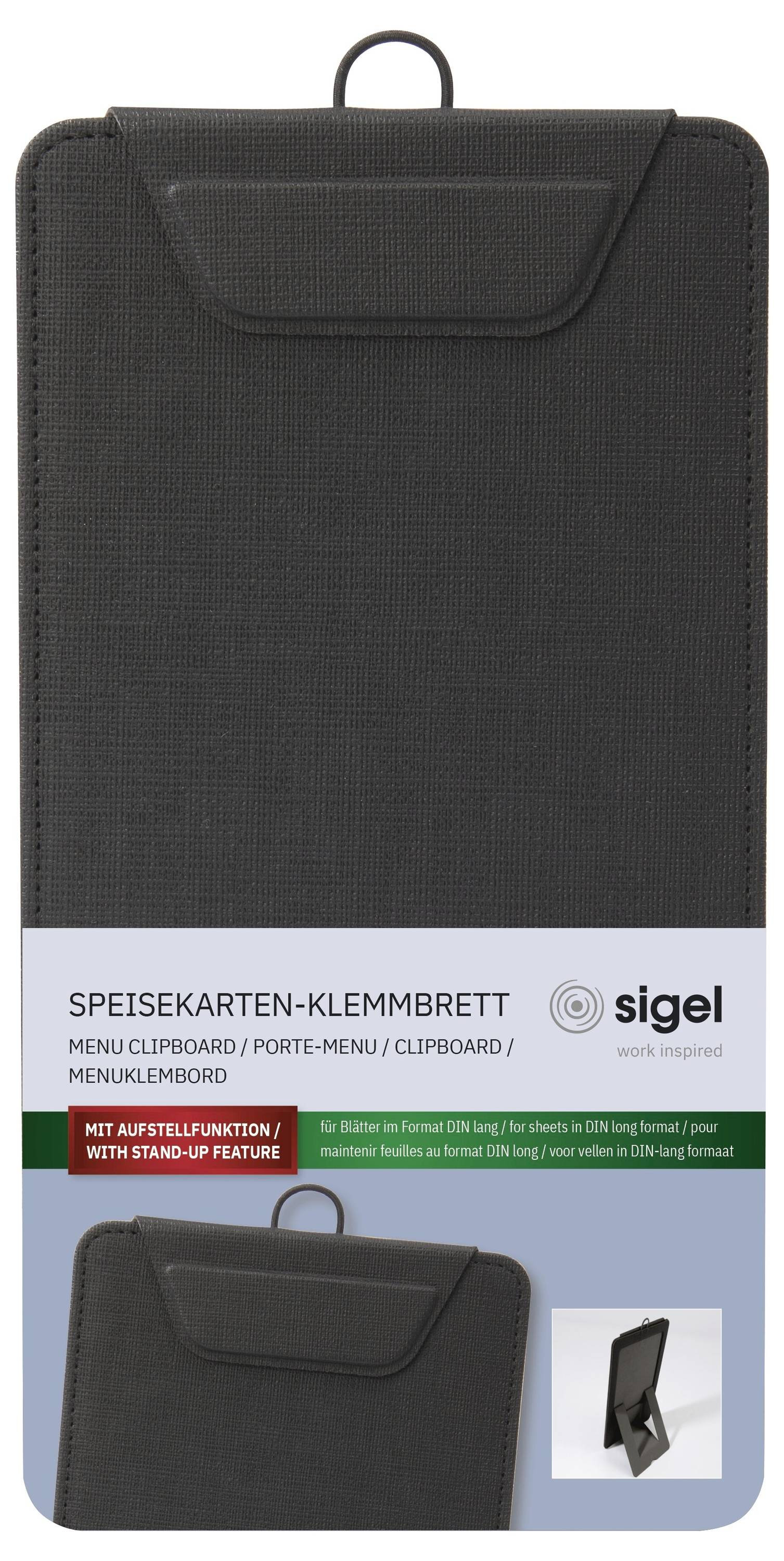 Sigel Deska na jídelní lístek KB102 černá (š x v) 130 mm x 245 mm-6