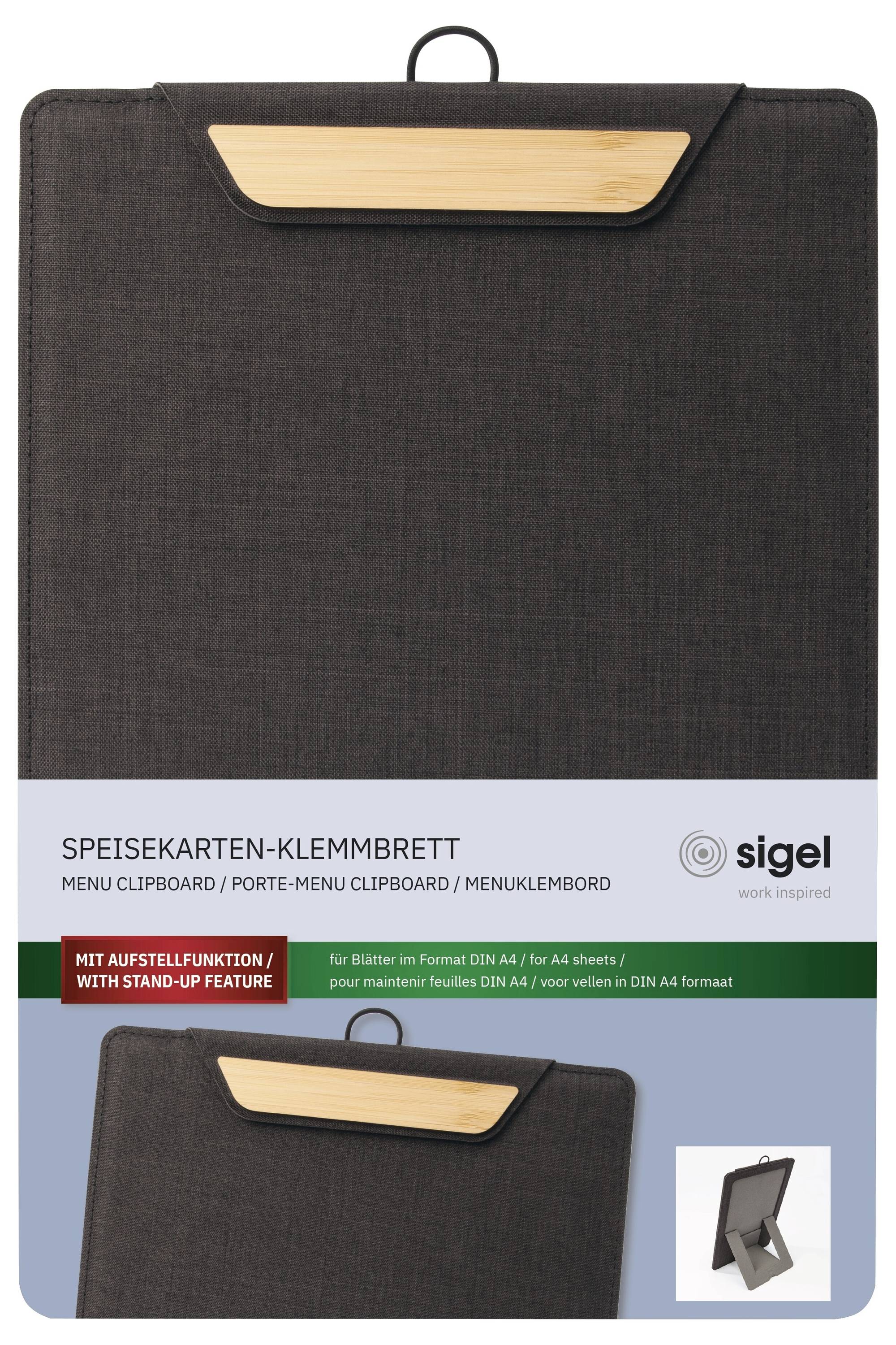 Sigel Deska na jídelní lístek KB220 tmavě šedá , béžová (š x v) 230 mm x 330 mm-8