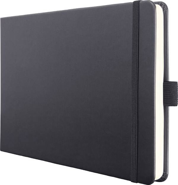 Sigel CO201 poznámková kniha Conceptum Hardcover DIN A5 na šířku čisté černá Počet listů: 66 listů