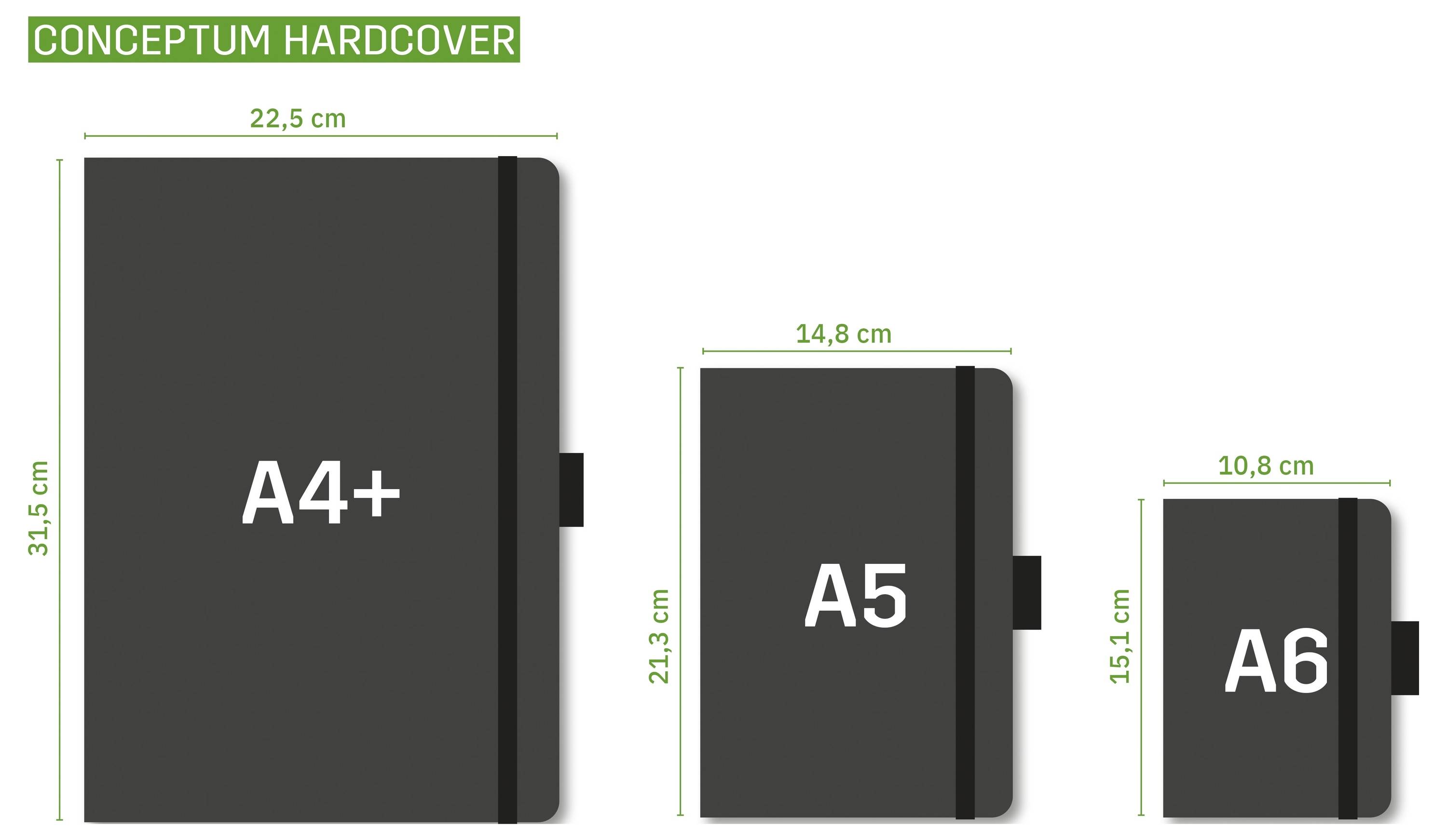 Sigel C2709 týdenní kalendář Conceptum 2027 Hardcover DIN A6 černá, červená 176 Seiten 1 ks-10