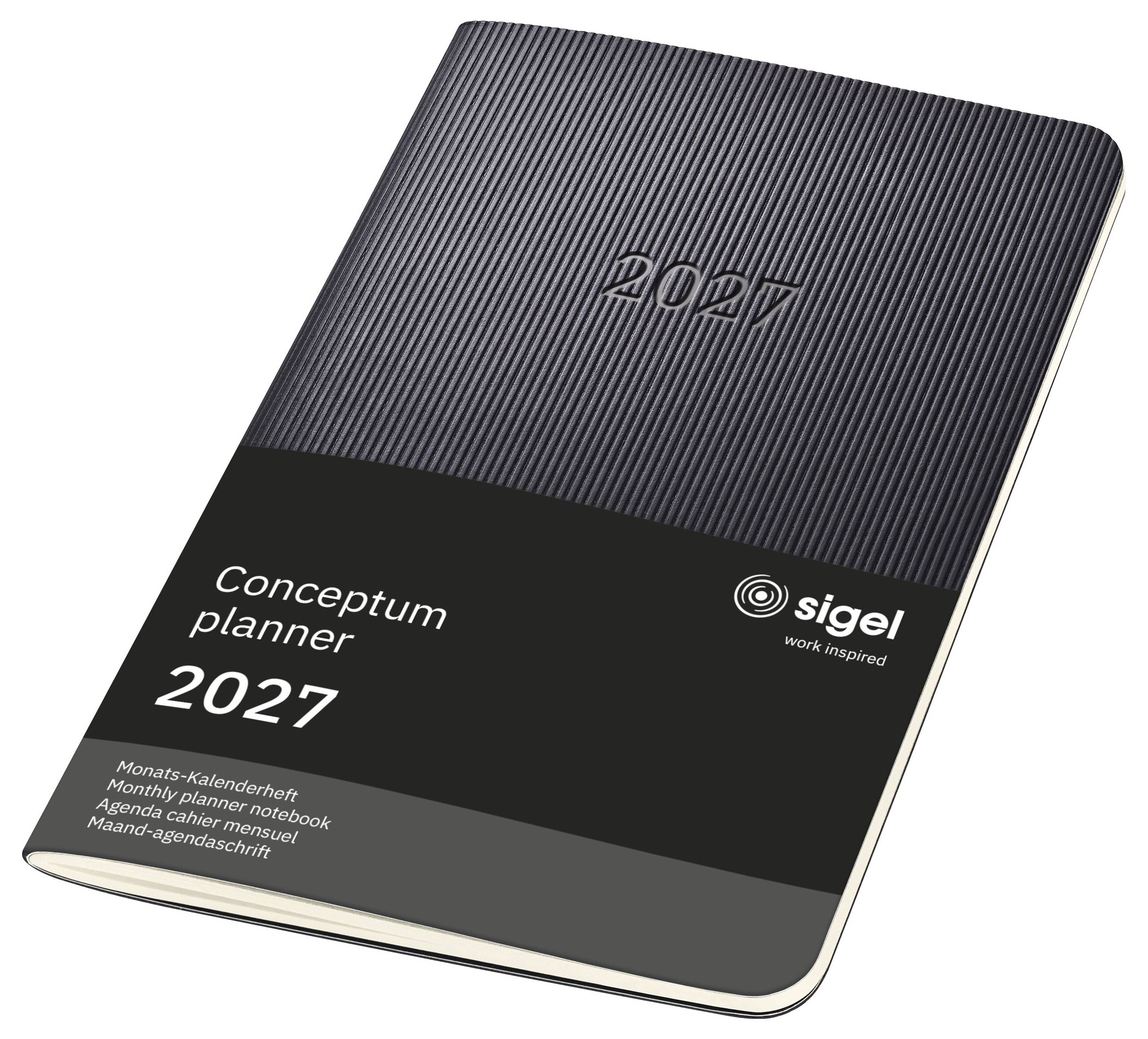 Sigel C2785 kapesní kalendář Conceptum 2027 Softcover DIN A6 černá 64 Seiten 1 ks-9