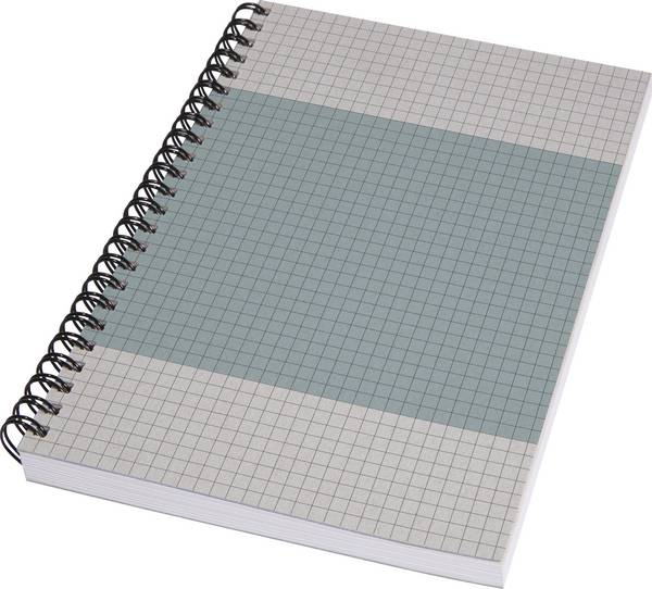 <br>  Sigel<br>  SN600<br>  Quicknote Softcover<br>  poznámková kniha se spirálovou vazbou<br>  čtverečkovaný<br>  modrošedá<br>  80 listů<br>  DIN A5<br>