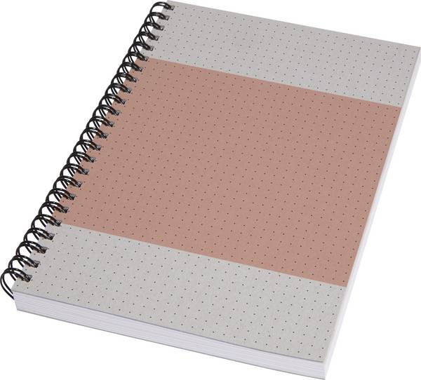 <br>  Sigel<br>  SN700<br>  Quicknote Softcover<br>  poznámková kniha se spirálovou vazbou<br>  tečkovaná lineatura (tečkované čtverečky)<br>  korál, šedá<br>  80 listů<br>  DIN A5<br>