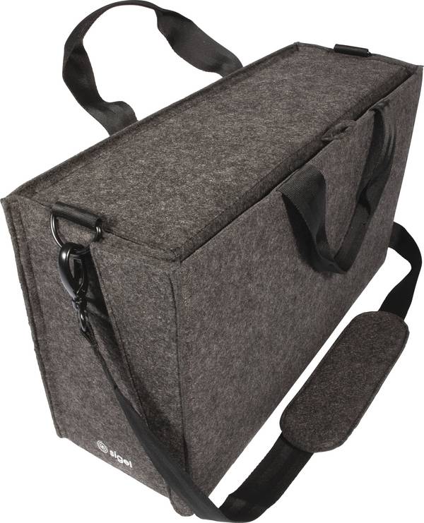 Sigel brašna na notebooky Desk Sharing Bag Workspace M/L | 45 x 28 x 15 cm Max. velikost: 40,6 cm (16")  tmavě šedá