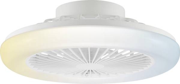 Brilliant G81305/05 LED Deckenleuchte Ventilator 42cm weiß LED stropní světlo s ventilátorem LED  Energetická třída (EEK2021): D (A - G) 20 W bílá