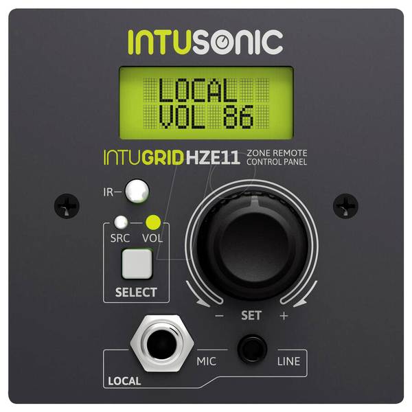 Intusonic HZE11 pod omítku ELA regulátor hlasitosti černá