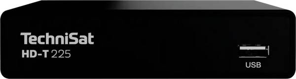 TechniSat TechniSat HD-T 225 DVB-T2 přijímač vhodné pro kempování, přední USB slot