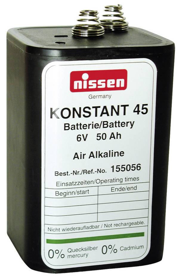 Hückmann Konstant 45 Náhradní baterie alkalicko-manganová 45000 mAh  1 ks