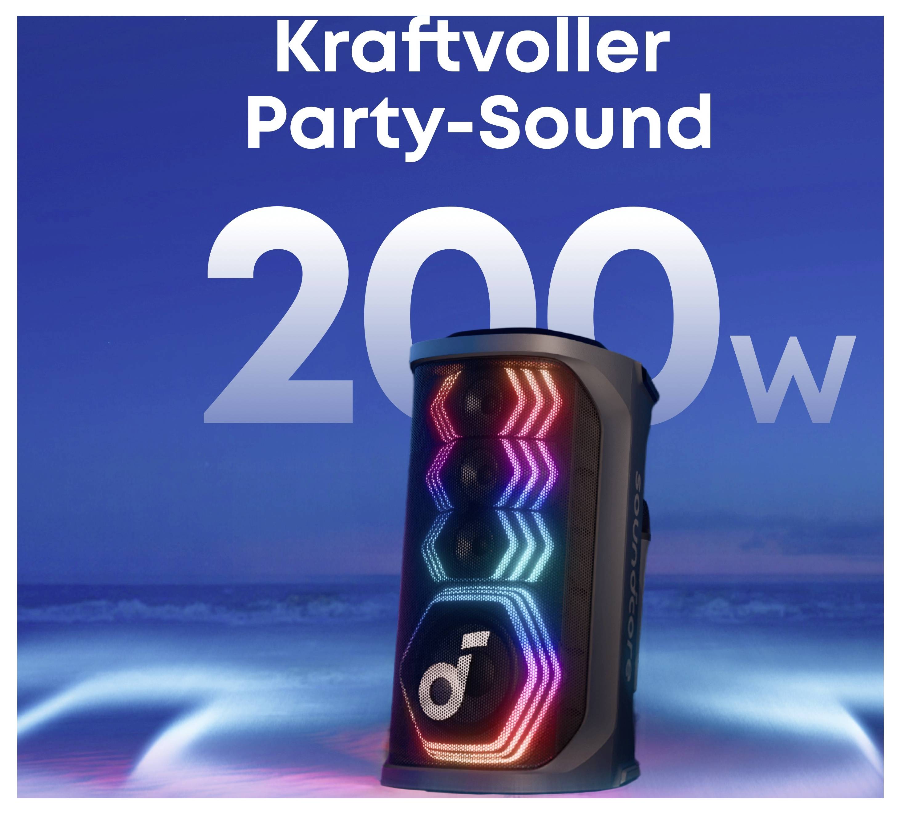 Anker Soundcore Rave 3S Bluetooth® reproduktor USB, přenosné, prachotěsný, odolná vůči stříkající vodě vícebarevná-2
