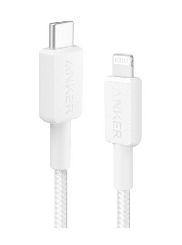 Anker USB kabel Apple Lightning konektor, USB-C ® zástrčka 0.9 m bílá A81B5G21
