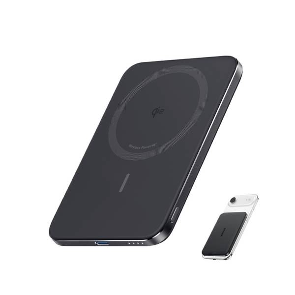Anker Nano powerbanka 5000 mAh, Qi 2, černá