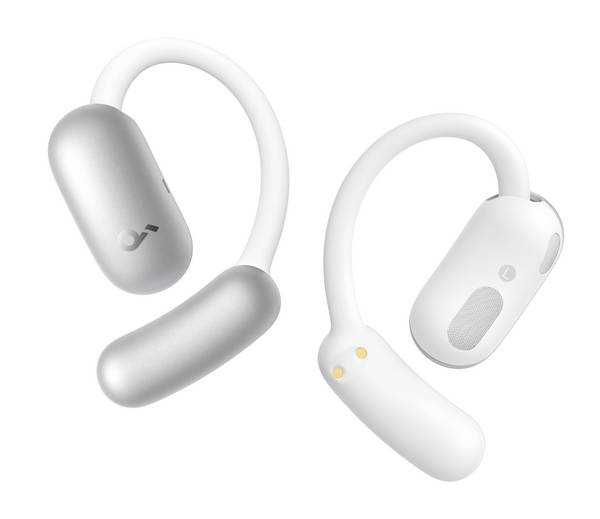 Anker Soundcore AeroFit 2 AI  špuntová sluchátka (In Ear) Bluetooth®  bílá  Nabíjecí pouzdro