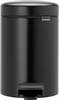 brabantia 8710755113321 8710755113321 Pedálový odpadkový koš, 3 l, ocel, (d x š x v) 300 cm x 168 mm x 264 mm, černá, 1 ks