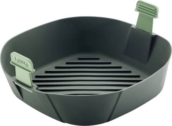Lékué 8710755887123 Horkovzdušná fritéza XL bez BPA, Pro potraviny, vhodné do myčky, S držadlem šedá