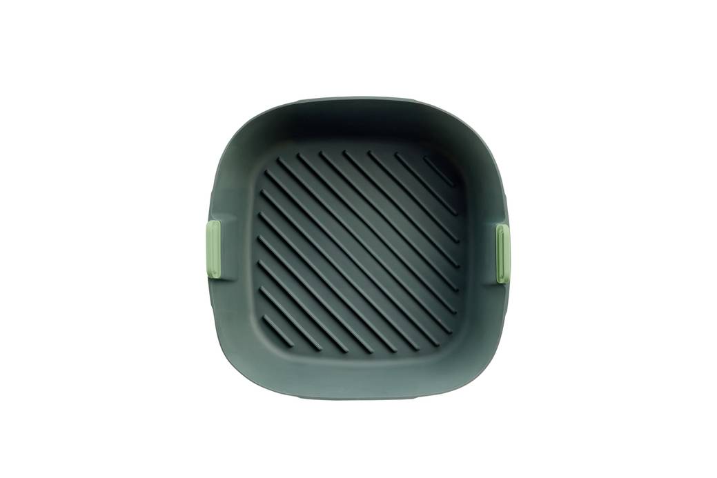 Lékué 8710755887123 Horkovzdušná fritéza XL bez BPA, Pro potraviny, vhodné do myčky, S držadlem šedá-3