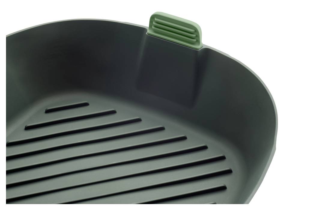 Lékué 8710755887123 Horkovzdušná fritéza XL bez BPA, Pro potraviny, vhodné do myčky, S držadlem šedá-4