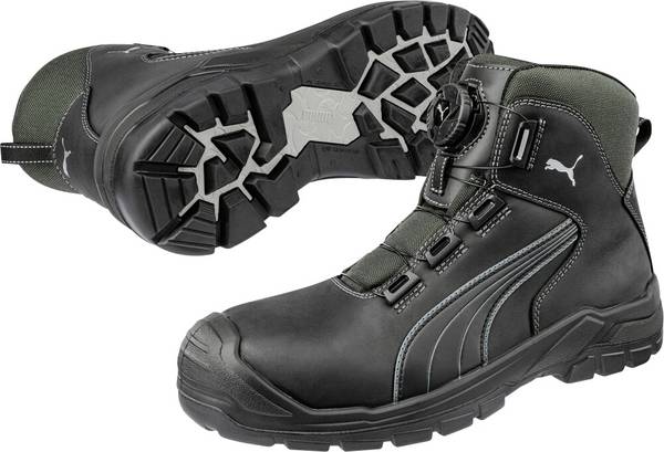 PUMA CASCADES DISC MID S3S FO CI HI HRO SR 630211202000047  bezpečnostní obuv S3S, velikost (EU) 47, černošedá, 1 pár