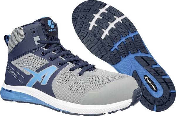 Albatros VORTEX IMPULSE MID S1PS ESD FO HRO SR 636410826000044  bezpečnostní obuv S1PS, velikost (EU) 44, šedomodrá, 1 pár
