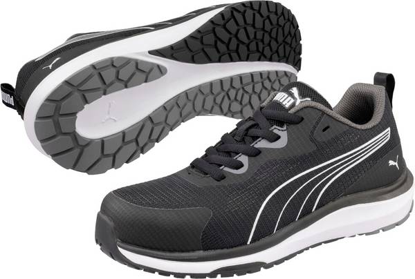 PUMA CELERITY KNIT BLK/WHITE LOW S1PS ESD FO HRO SR 642960201000039  bezpečnostní obuv S1PS, velikost (EU) 39, černá/bílá, 1 pár