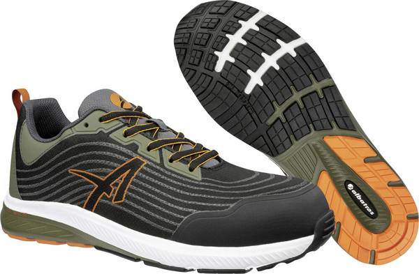 Albatros WAVE IMPULSE LOW S1PS ESD FO HRO SR 646440259000044  bezpečnostní obuv S1PS, velikost (EU) 44, černá, olivová, 1 pár