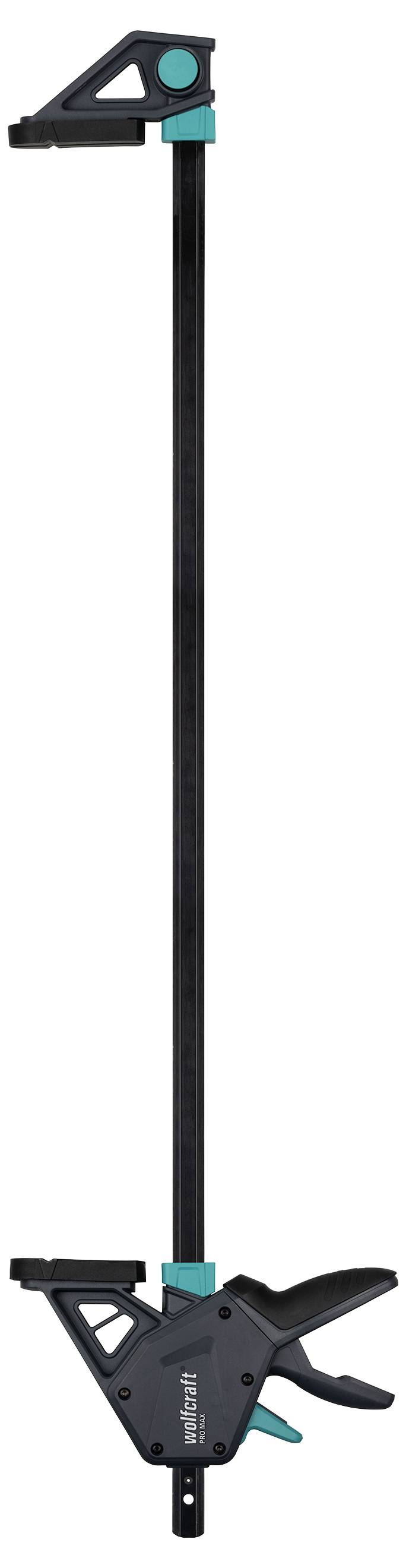 Wolfcraft 3073000 jednoruční svorka Rozpětí (max.):700 mm Vnější délka: 946 mm Délka vyložení:110 mm-1