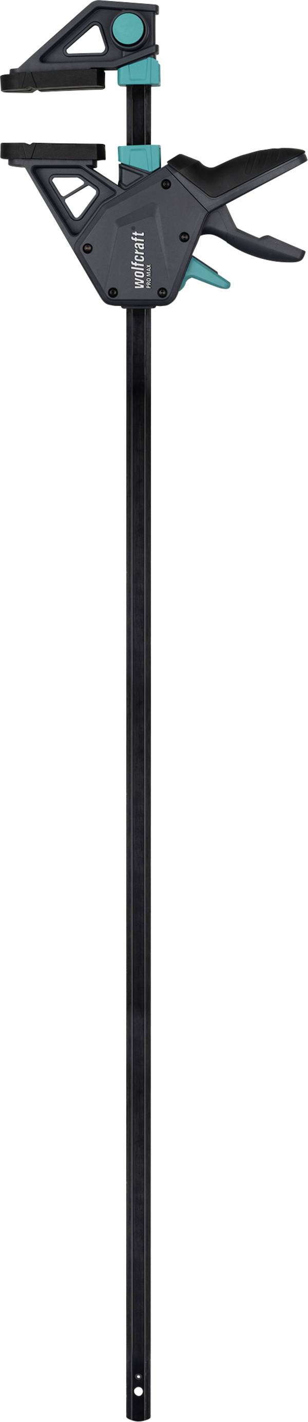 Wolfcraft 3074000 jednoruční svorka Rozpětí (max.):915 mm Vnější délka: 1152 mm Délka vyložení:110 mm