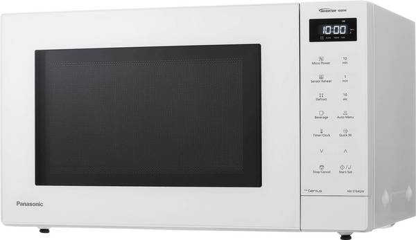 Panasonic NN-ST64QWEPG mikrovlnná trouba bílá 1000 W Digitální časovač, funkce časovače, LCD displej