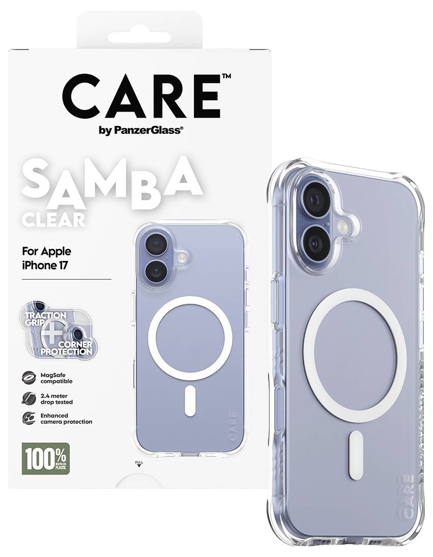 PanzerGlass CARE Fashionalbe Samba zadní kryt na mobil Apple iPhone 17 transparentní 1552552 CR22326-1